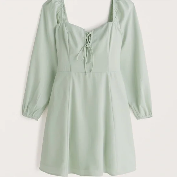 Abercrombie & Fitch | Dresses | Light Green Brunch Dress | Poshmark